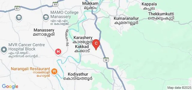 VKHMO College of Arts and Science for Women, Mukkam Map