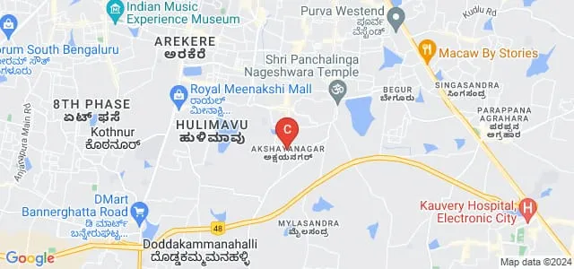 Fullinfaws College, Bengaluru Map