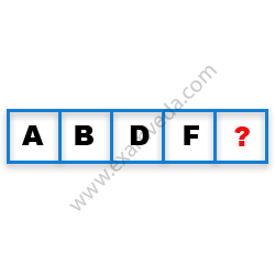 Missing Character Finding mcq question image Missing Character Finding mcq question image