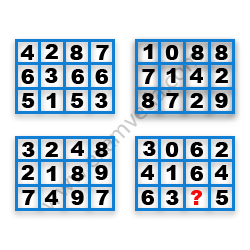 Missing Number Finding mcq question image Missing Number Finding mcq question image