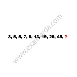 Missing Number Finding mcq question image Missing Number Finding mcq question image