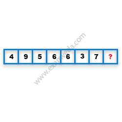 Missing Number Finding mcq question image Missing Number Finding mcq question image