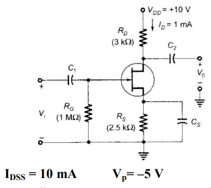 Analog Electronics mcq question image