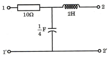 Network Theory and Analysis mcq question image
