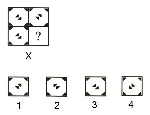 Completion of Incomplete Pattern mcq question image Completion of Incomplete Pattern mcq question image