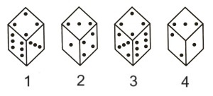 Cubes and Dice mcq question image