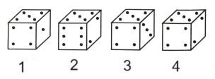 Cubes and Dice mcq question image Cubes and Dice mcq question image