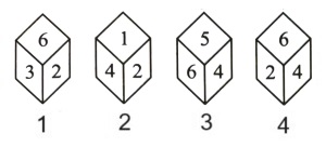 Cubes and Dice mcq question image