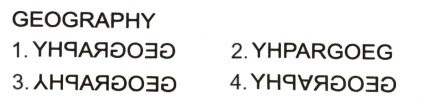 Mirror Images mcq question image Mirror Images mcq question image
