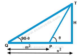 Height and Distance mcq solution image Height and Distance mcq solution image