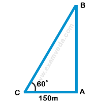 Height and Distance mcq solution image Height and Distance mcq solution image
