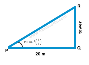 Height and Distance mcq solution image