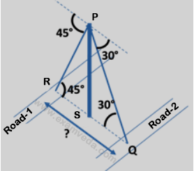 Height and Distance mcq solution image