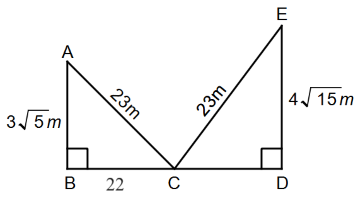 Height and Distance mcq question image Height and Distance mcq question image