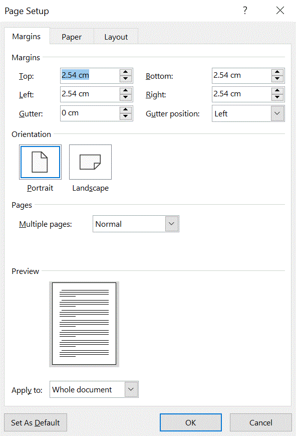 MS Word mcq solution image
