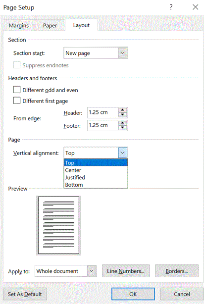MS Word mcq solution image