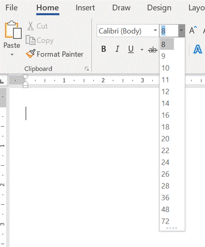 MS Word mcq solution image