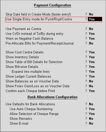 Tally mcq solution image
