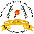 Government Model Sanskriti Senior Secondary School Logo
