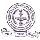 Kongu Vellalar Matriculation Higher Secondary School Logo