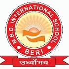 M B D International High School Logo