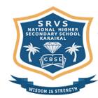 SRVS National Higher Secondary School Logo